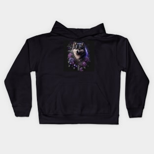 Finnish Lapphund Purple Magic Kids Hoodie